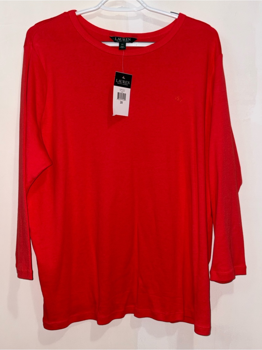 Ralph Lauren Women's Red Crewneck Sweater